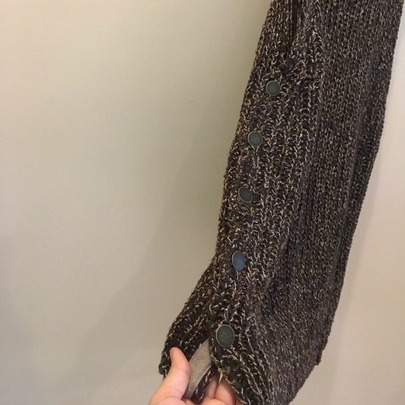 - Free people womens knitted vest sweater pullover cowl neck sleeveless br… - Picture 4 of 5